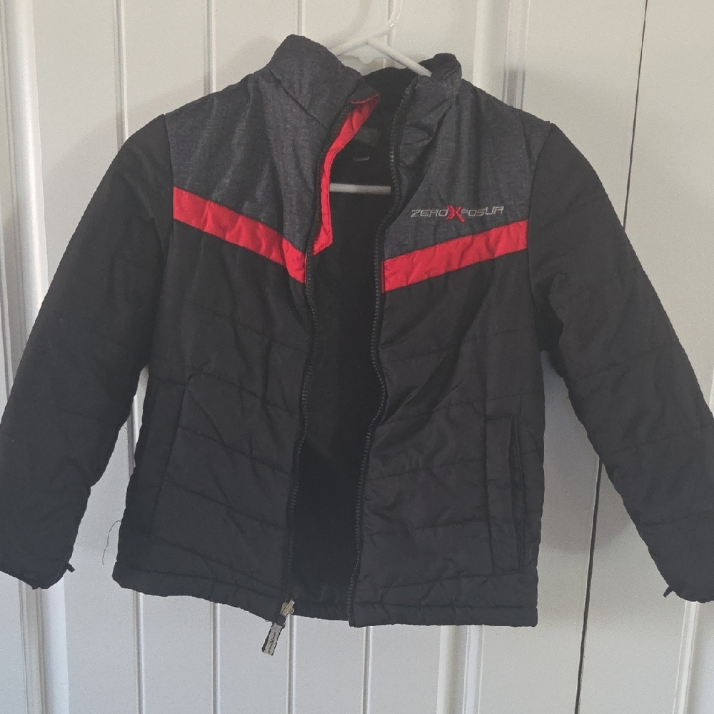 ZeroXposur Kids Mid Weight Jacket with Red Accents